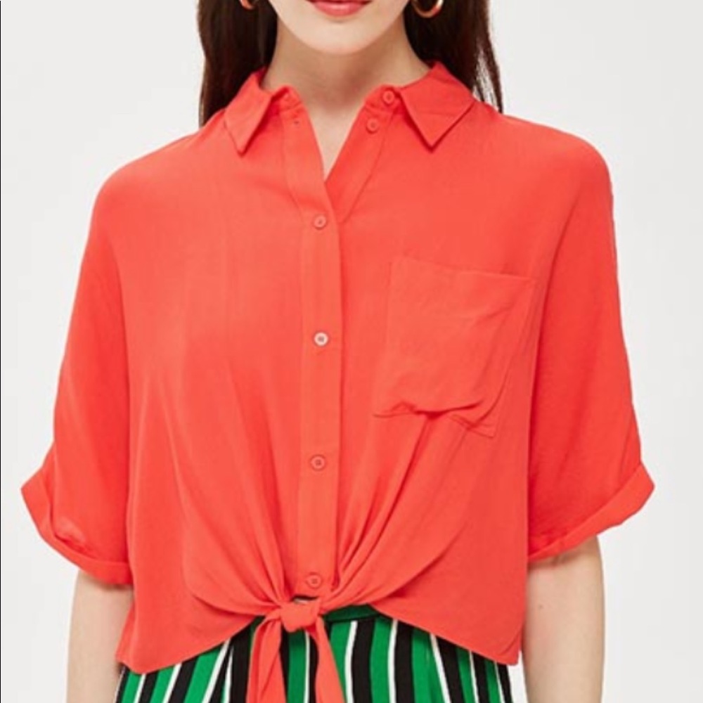 Top shop blouse size 10 New with tags